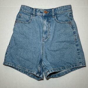 Zara high waisted denim shorts
